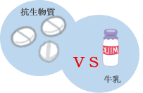抗生物質VS牛乳